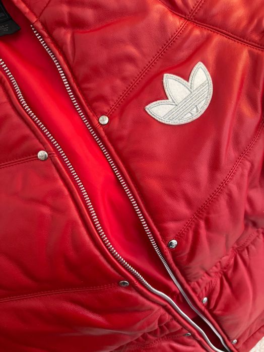 Яке Adidas от естествена кожа