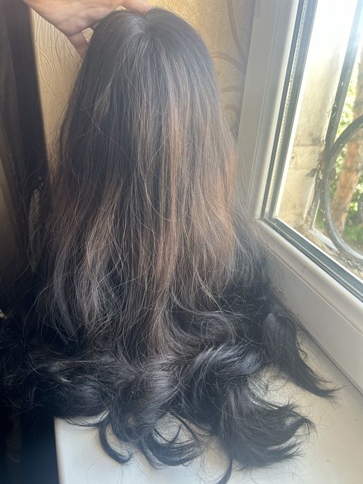 Парик 55-60 см табий сочдан қилинган