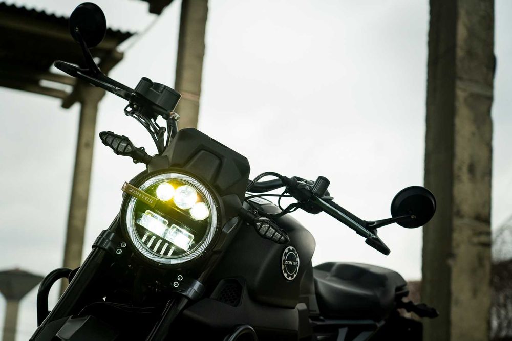 Motocicleta cu ABS Daytona Zontes G125 - scrambler, permis A1, Rate !