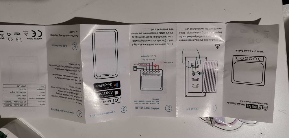 Wifi Mini Smart Switch 16A 2пътни DIY превключвателя