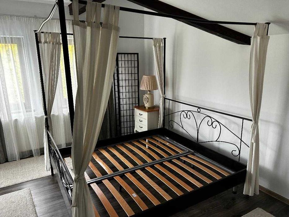 Pat Fier Forjat cu Baldachin 1800X2000