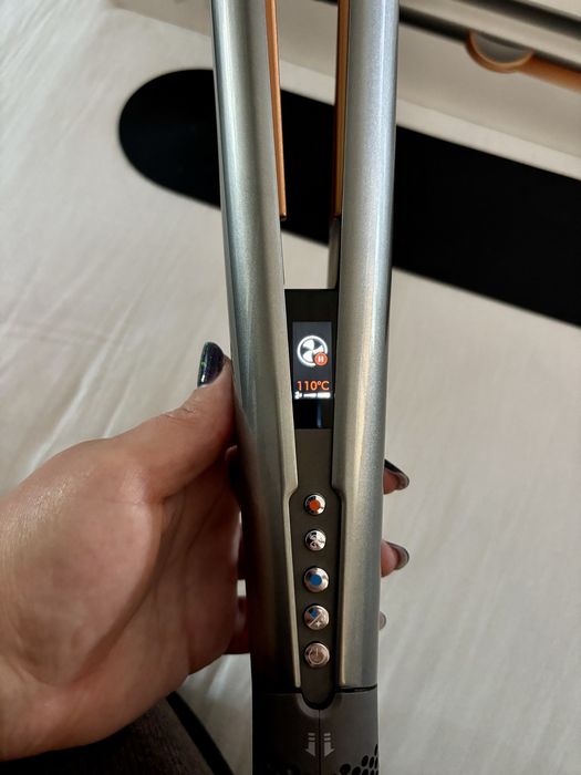 Dyson Airstrait HT01 Nichel/Cupru – ca nou + cutie/factură