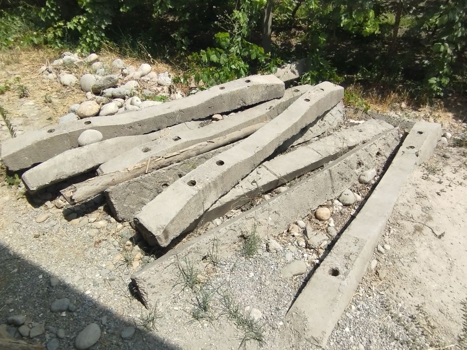 Стойкалар бетон поезд рельсы