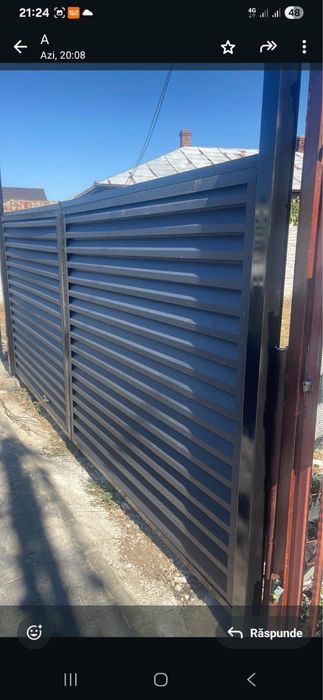 Garduri din placi beton diferite modele pret 40 lei