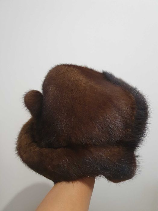 Шапка норковая женская