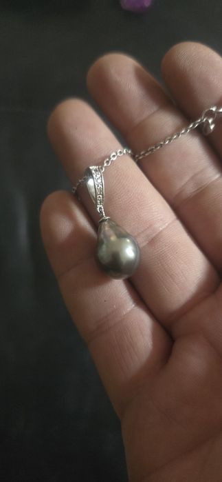 Colier argint perla Naturală