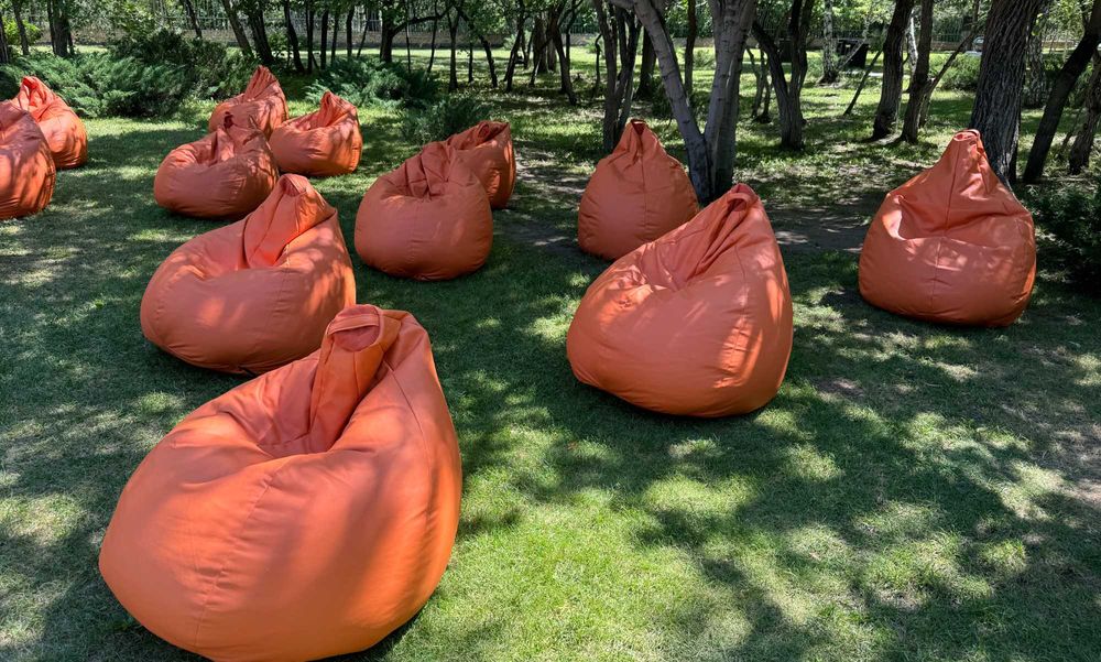 Аренда кресло-мешок пуфиков Прокат груша капля бинбэг bean bag