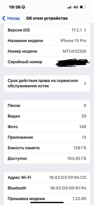 В продаже iPhone 15 pro.