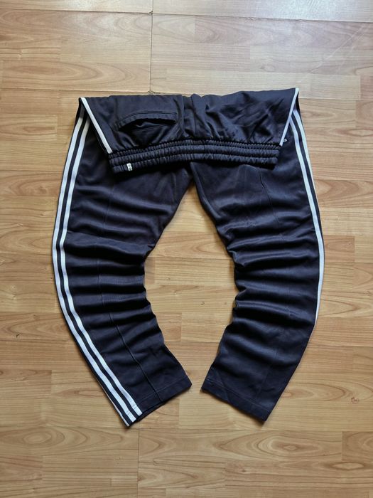 Pantaloni track pants joggers Adidas Originals Beckenbauer straight legg pintuck seams poliester