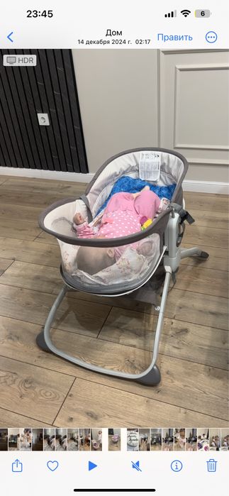 Детская кровать качалка