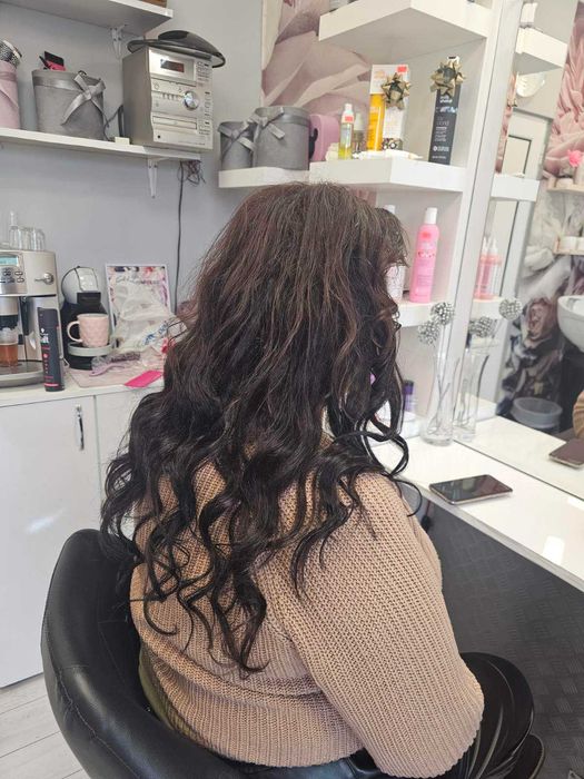 Естествена коса екстеншъни