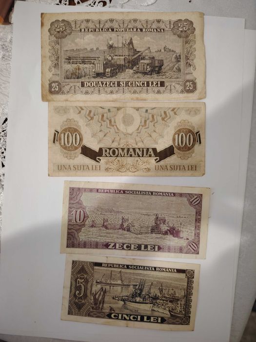 Vând bancnote vechi românești