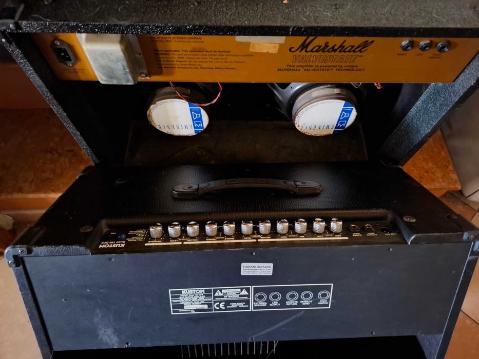 combo chitara kustom quad 100dfx 2x celestion marshall fender line6