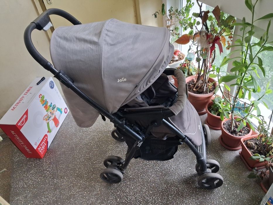 Carucior cu maner reversibil, Mirus Dark Pewter, Joie