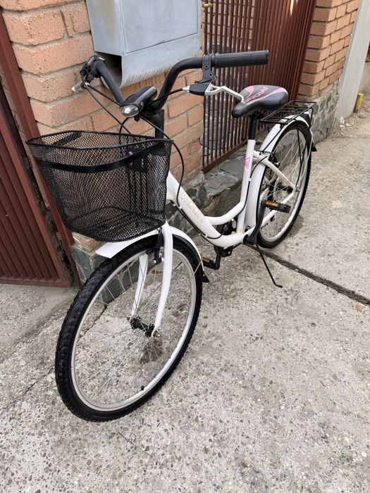 Bicicleta dama alba
