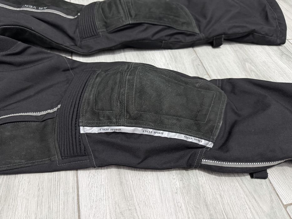 Pantaloni moto piele si textil cycle spirit