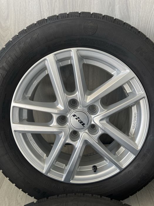 Джанти 16 цола 5х112 за Фолксваген, Шкода, със зимни гуми 215/60/16