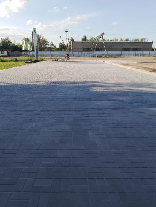 Укладка брусчатки и асфальта