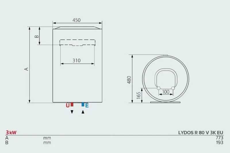 Бойлер ARISTON 80Л гаранция до 2030г
