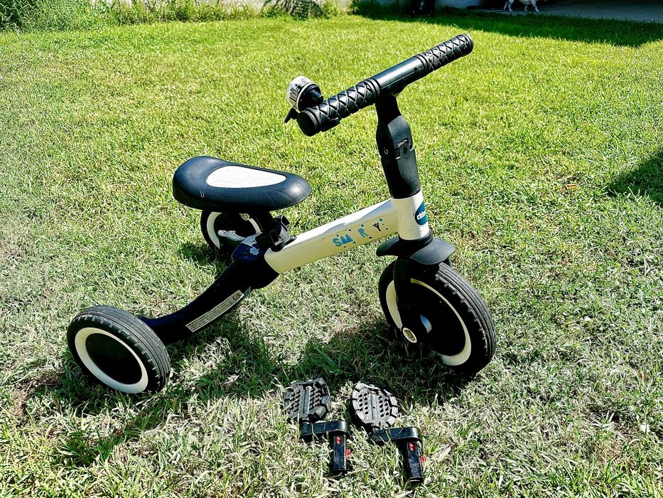 Триколка 2 в 1 Chipolino - Смарти, бяло-черна