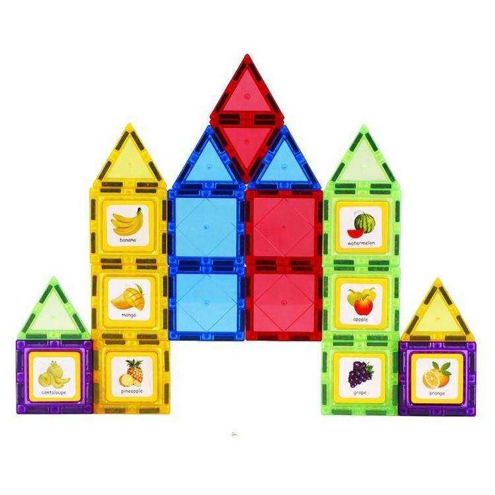 Set de constructie magnetic 3D 103 piese MAGPLAYER