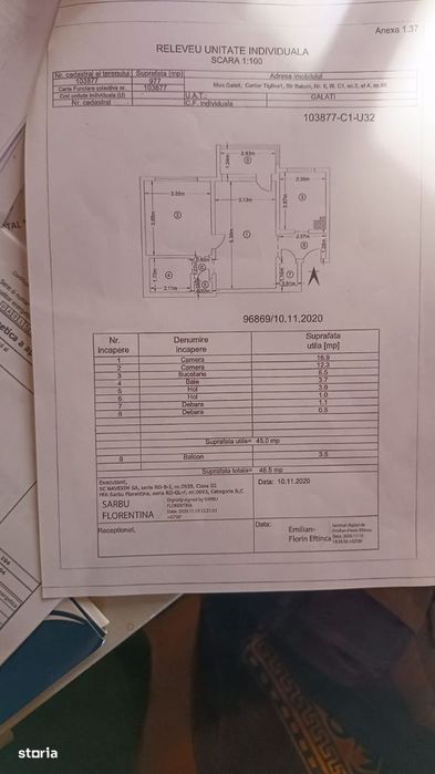 Tiglina 1 apartament 2 camere