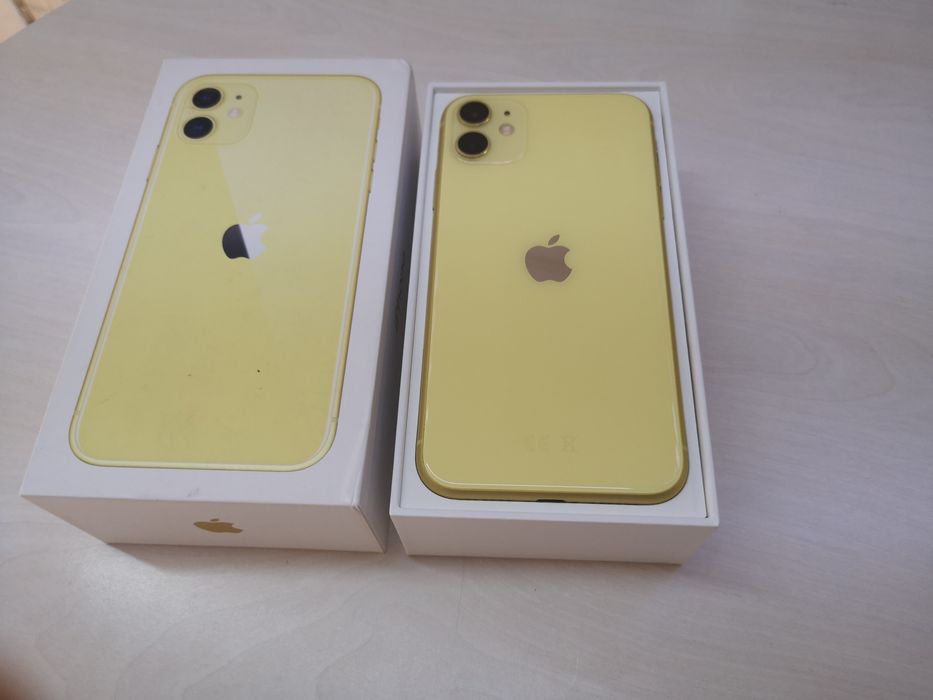 Iphone 11 Yellow /100 %Battery health