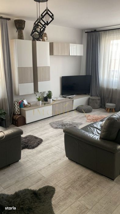Casa tip duplex 120 mp, mobilat, zona Gilau