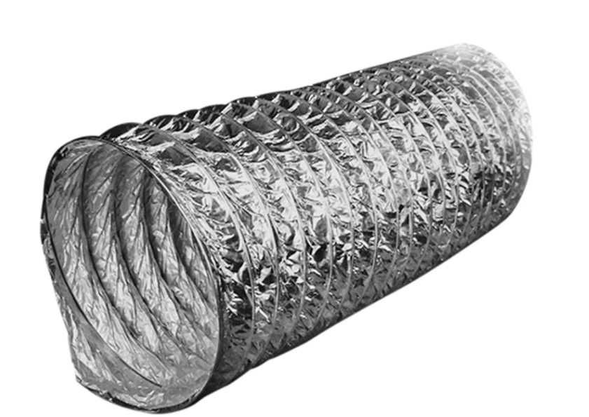 Гибкий воздуховод изолированные и не изолированный