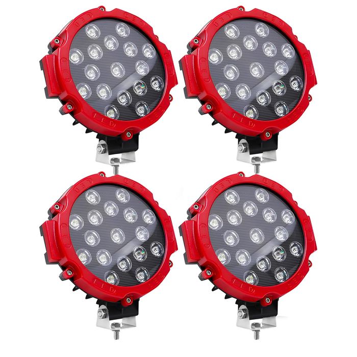 Set 2 Proiectoare LED Rotunde 7 Inch 10-60V Offroad