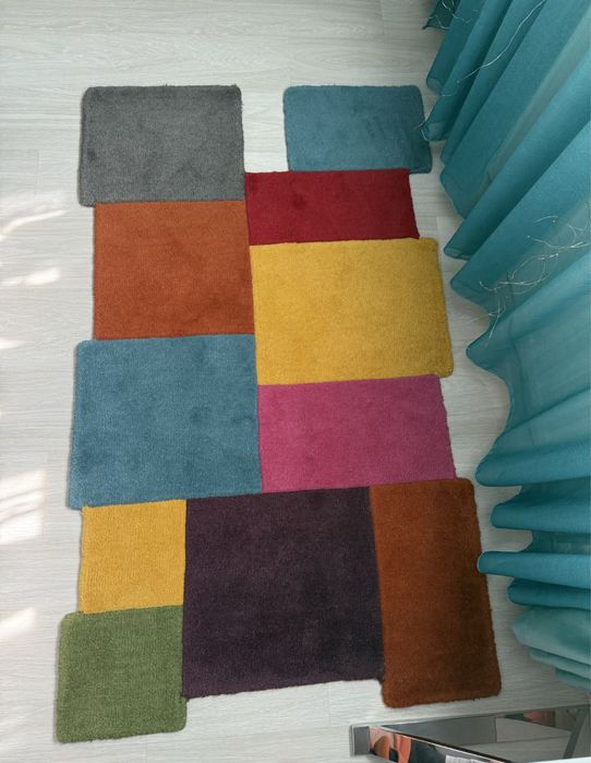 Covor Flair Rugs Collage Multi, Abstract 90x150 cm, stare foarte buna