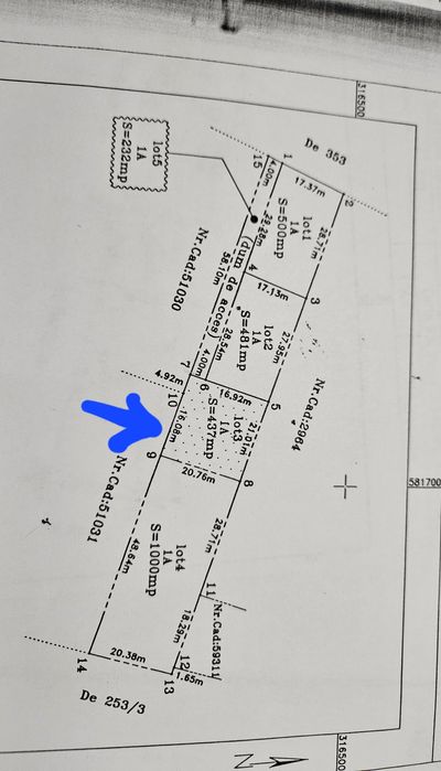 Teren Măgurele Ilfov de vânzare