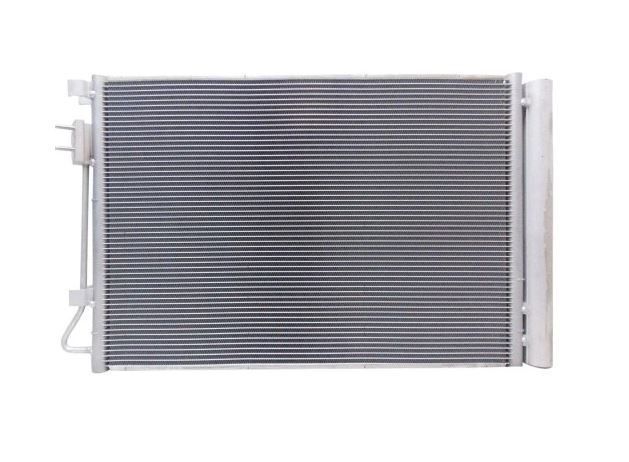 Condensator climatizare Hyundai I20, 11.20, motor 1.2, 55kw/62 kw benzina, 1.4, 74 kw benzina, full aluminiu brazat, 557x370x16 mm, cu uscator si