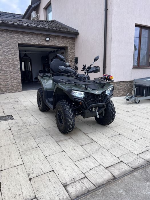 Vand CfMoto Cforce 450L, 300 km, Ca nou + remorca