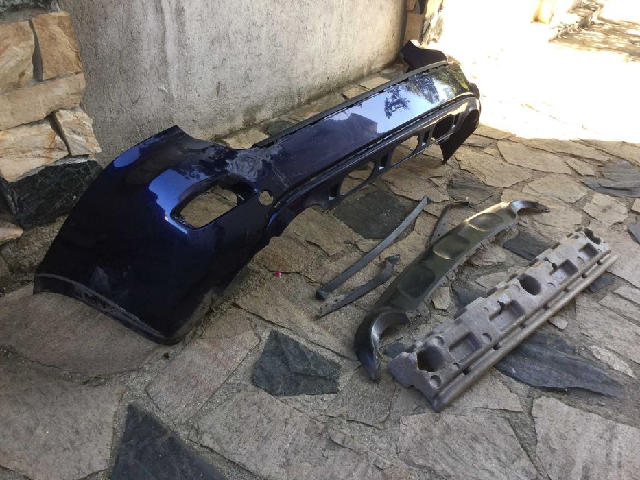 Оригинална задна синя броня за HYUNDAI SANTA FE 2 ( 2006 - 2009 г. )