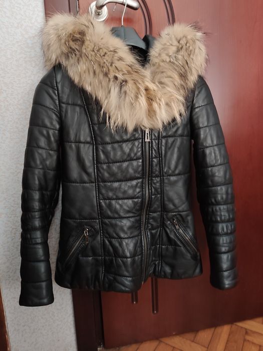 Дамско яке естествена кожа