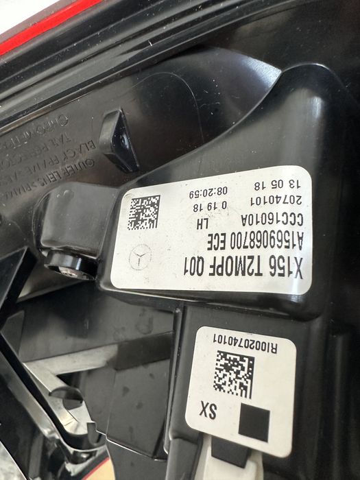 Mercedes GLA 156 facelift заден вътрешен стоп