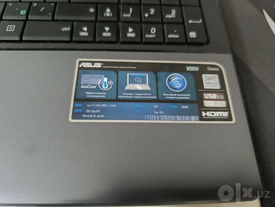 ASUS X55V в идеальном состоянии