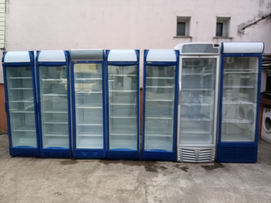 Огромна вертикална плюсова хладилна витрина 70 см широка с 12 месеца гаранция!
