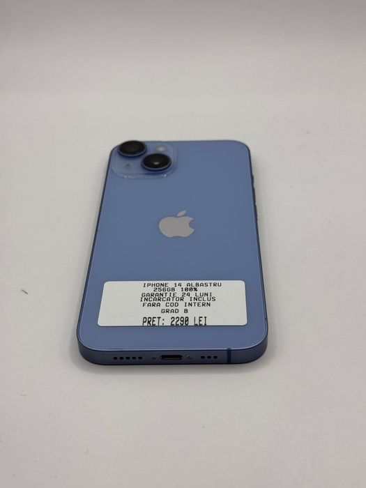 Iphone 14 256GB 100% Grad B Garantie 24 Luni - zonemag.ro