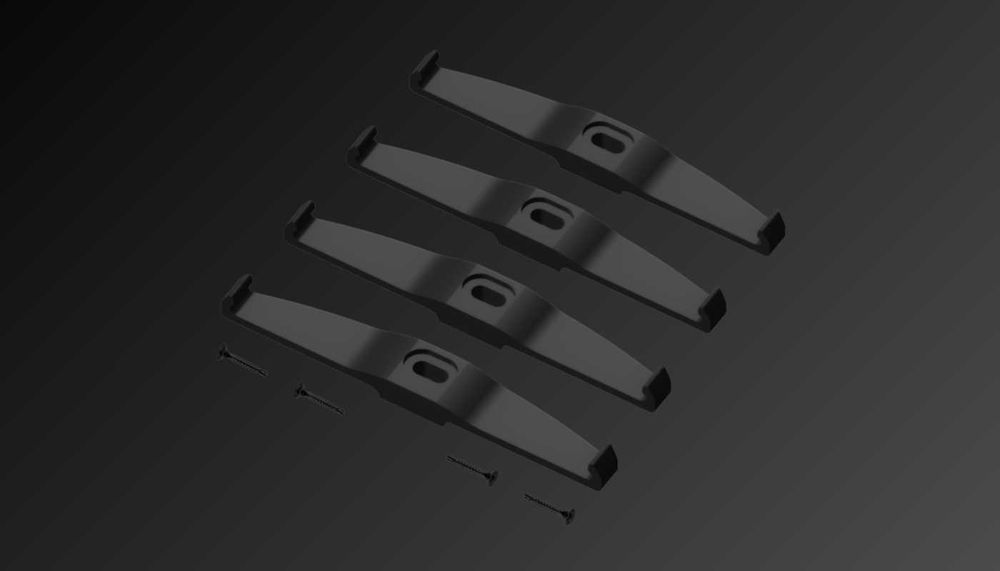 Suport număr înmatriculare slim simplu