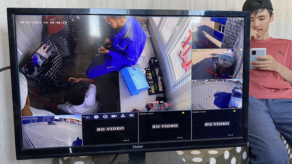 Установка камера и видеонаблюдения