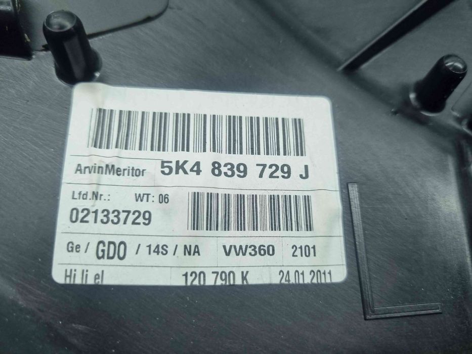 Macara electrica geam stanga spate Volkswagen Golf 6 (5K1) [Fabr 2009-