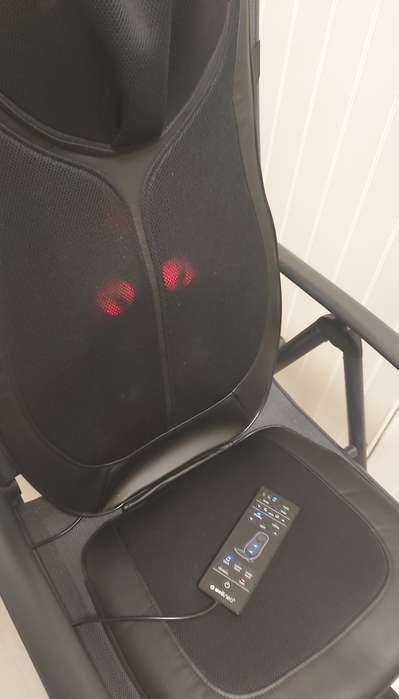 Scaun cu husa de masaj spate si picioare 3 in 1 shiatsu bile incalzire