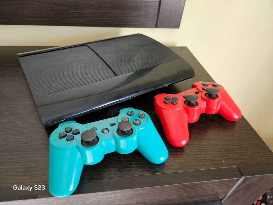 (50 игр) Прошитая Ps3 super slim на 700гб