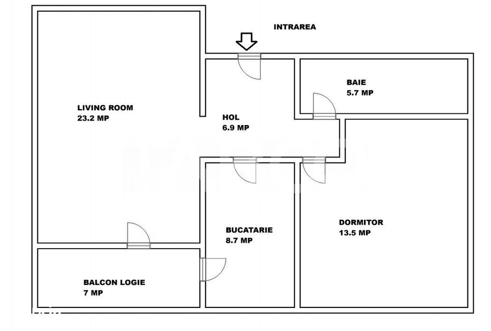 Apartament 2 camere 58 mpu mobilat si utilat premium Doamna Stanca — fotografia 3