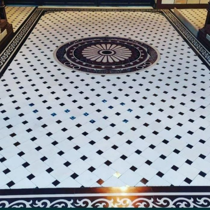 Укладка брусчатки гранит