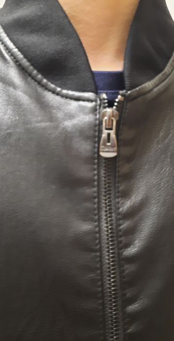 Кожанная мужская куртка