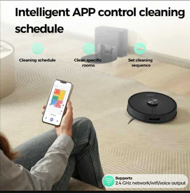 Робот прахосмукачка 2 в1 Redkey