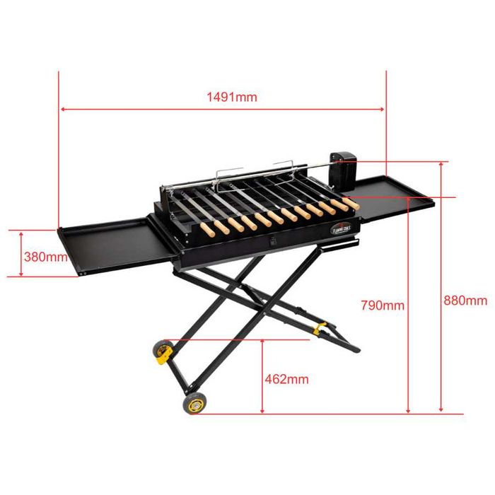 Grătar Mangal Profesional Australian INOX 304 NOU